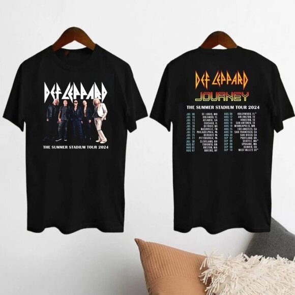Def Leppard And Journey 2024 Summer Stadium Tour Shirt - Picture 1 of 4